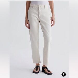 AG Caden Tailored Pant in cream - size 27R